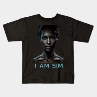 I am Woman I am Sim Kids T-Shirt